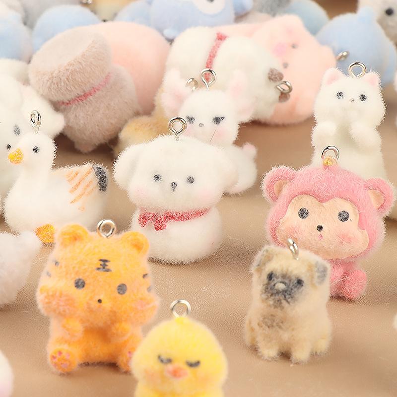 Jewelry Making Classes - 5/10Pcs Resin Kartun DIY Liontin Acak