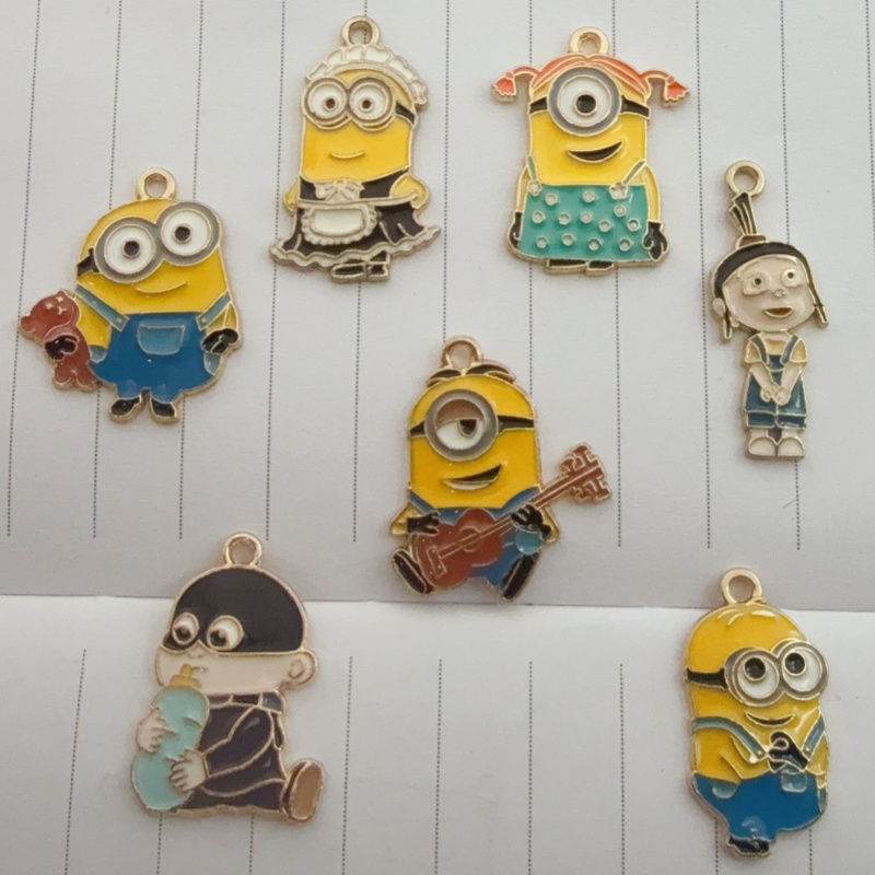 Jewelry Making Party - 10 buah liontin kartun minyak paduan