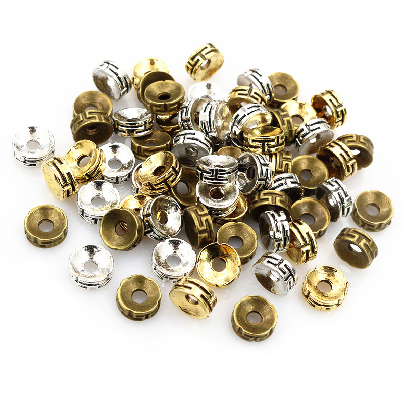 Eyepin Ball End - 50 Buah 7.5X3Mm Spacer Beads Bronze