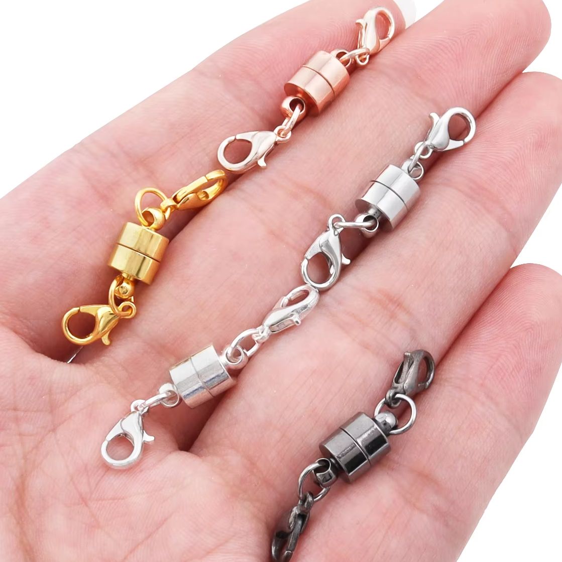 Jewelry Making Brass - 5 Set/Lot Gesper Magnetik dengan Gesper