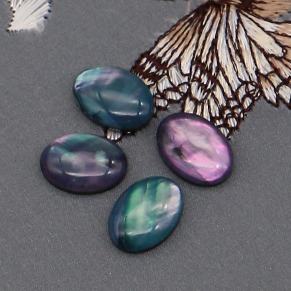 Jewelry Making Process - 10x14mm Manik Kerang Abalone Proses Resin