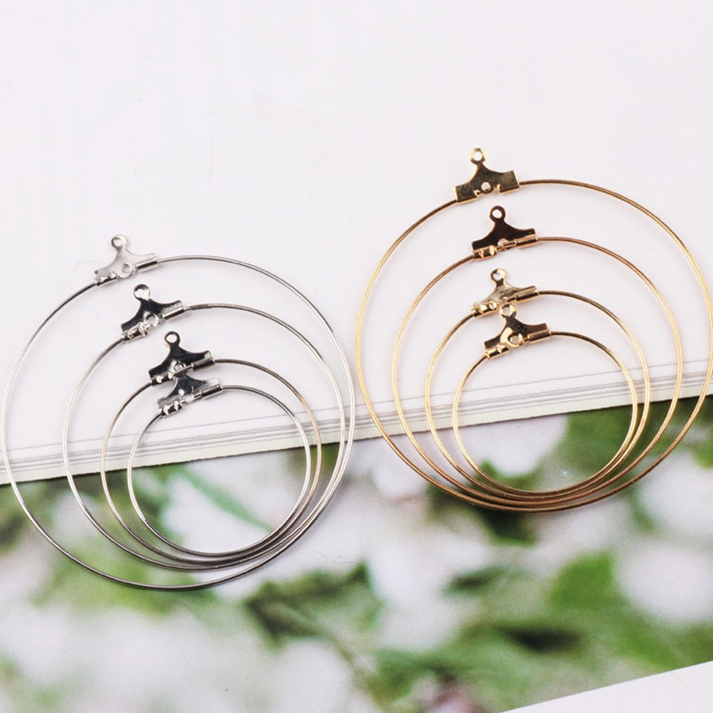 Jewelry Making Classes - 20Pcs Komponen Anting Tembaga Kit Pembuatan