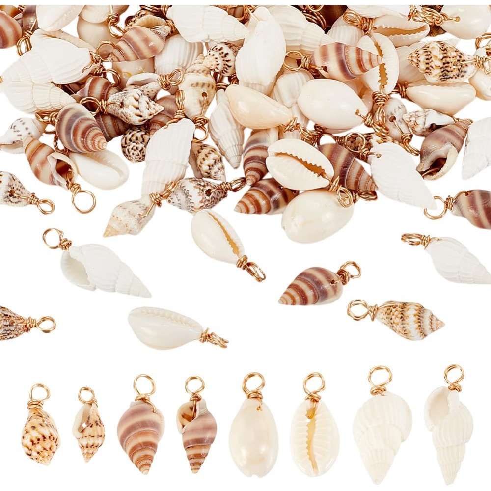 Jewelry Making Degree - 100 Buah 4 Gaya Liontin Jimat