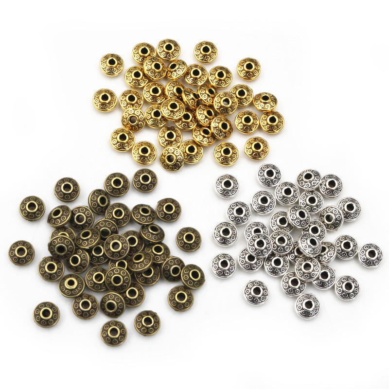 Eyepin Ball End - 100 Buah 6X6X3.5Mm Perunggu Antik Emas