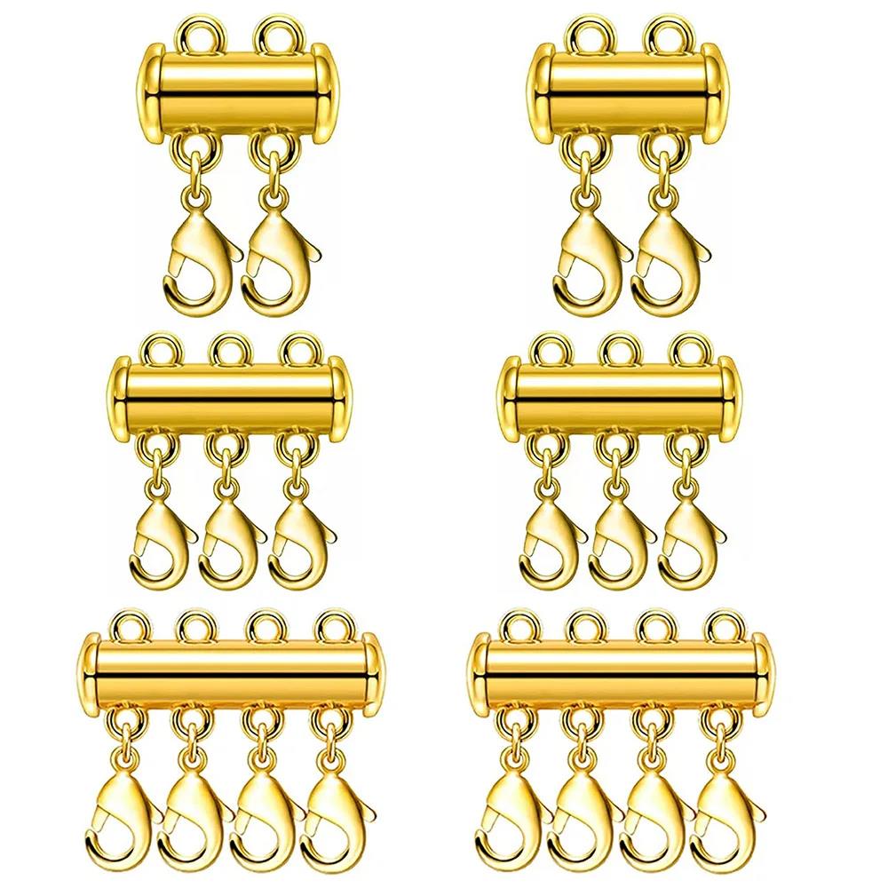 Jewelry Making Brass - 2 Buah Kunci Konektor Tabung Magnet