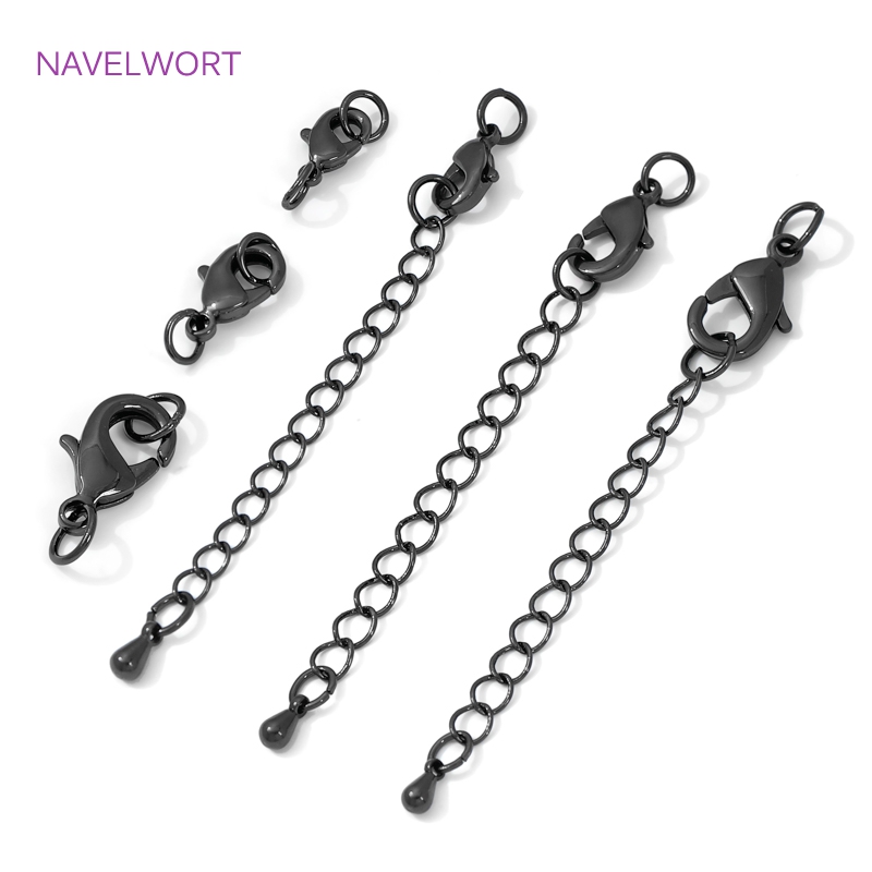 Jewelry Making Brass - Warna Hitam Kuningan Lobster Gesper &