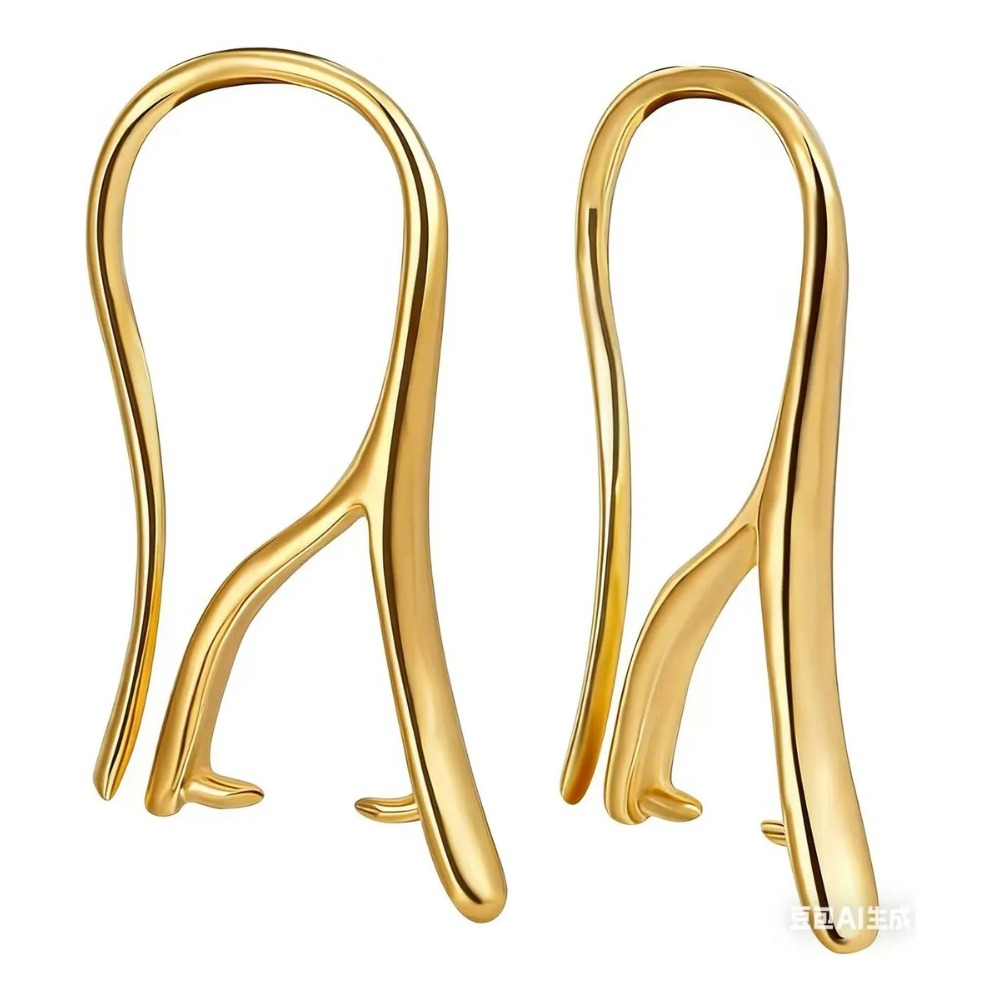 10/30Pcs Kawat Anting Putih de - Jewelry Making Brass ulasan dan harga