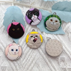 10 buah aksesoris enamel kucin - Jewelry Making Party ulasan dan harga