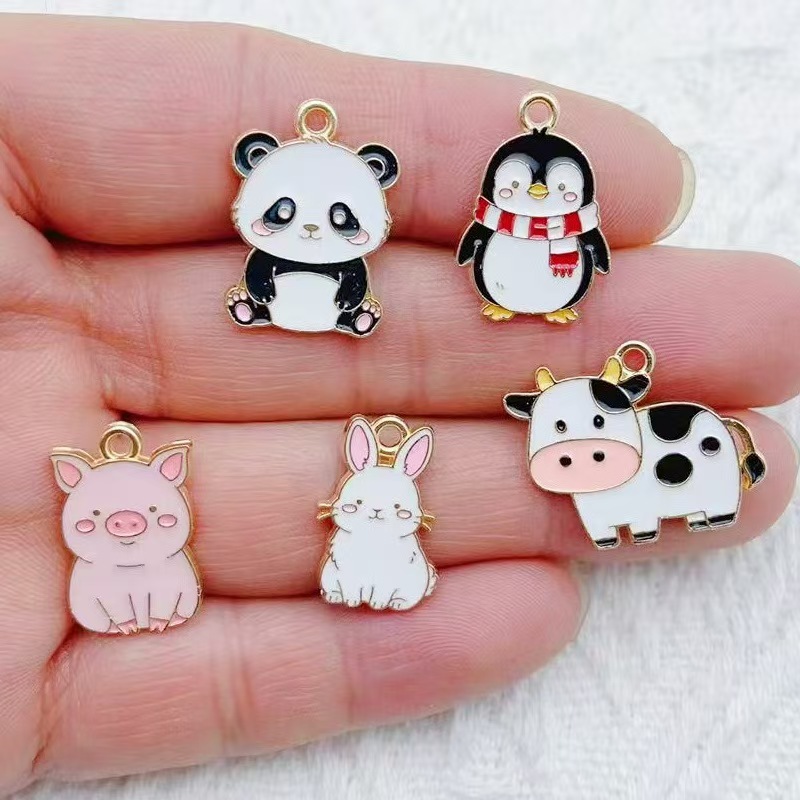 10pcs Gantungan Kunci Kartun P - Jewelry Making Party ulasan dan harga
