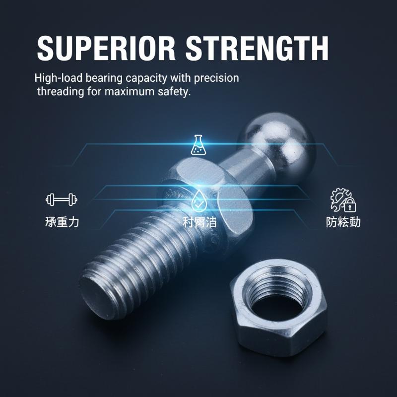 2Pcs M6 M8 Universal Car 10mm  - Eyepin Ball End ulasan dan harga