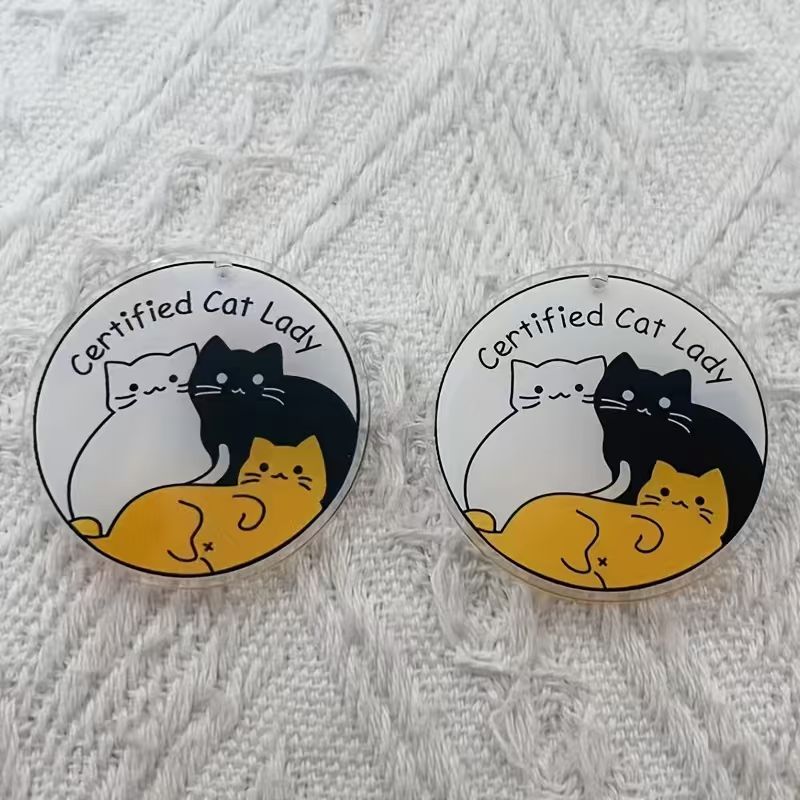 10 buah liontin kucing lucu da - Jewelry Making Party ulasan dan harga