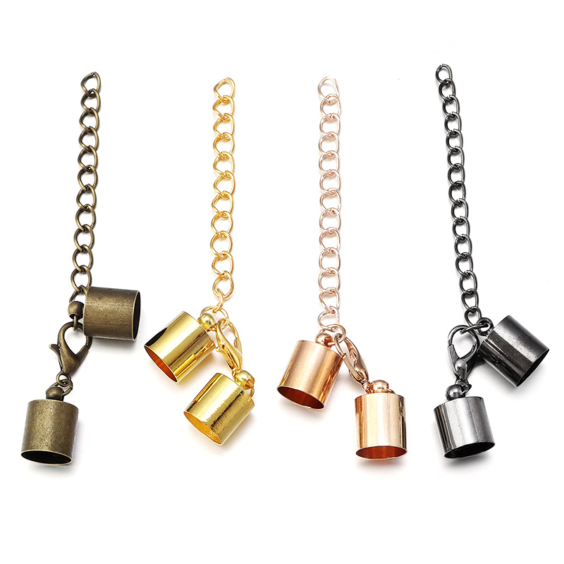 10Set Penutup Ujung Tali Kulit - Jewelry Making Brass ulasan dan harga