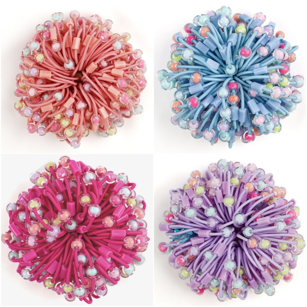 50 buah ikat rambut elastis lu - Jewelry Making 3 Year Old ulasan dan harga