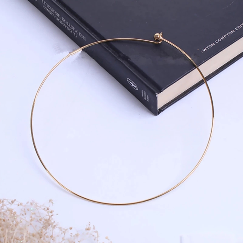 Kalung kerah leher cincin baja - Eyepin Ball End ulasan dan harga