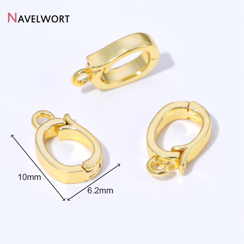 Penutup Kalung Berengsel Logam - Jewelry Making Brass ulasan dan harga