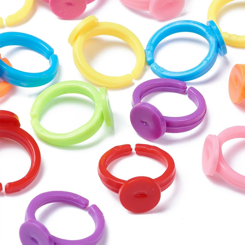 100 buah dasar cincin dapat di - Jewelry Making 3 Year Old ulasan dan harga