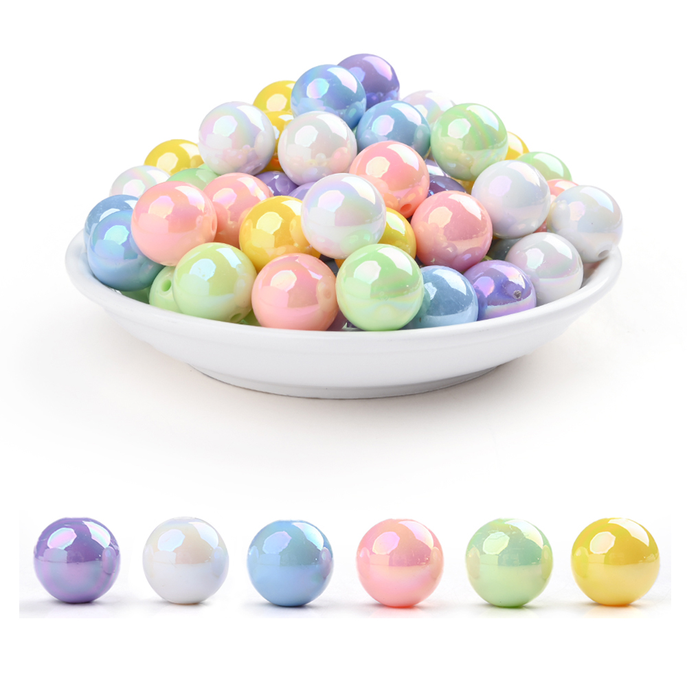 50 Buah Manik-manik Akrilik Bu - Jewelry Making 3 Year Old ulasan dan harga