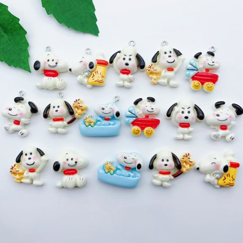 12 buah liontin anjing kartun  - Jewelry Making Party ulasan dan harga