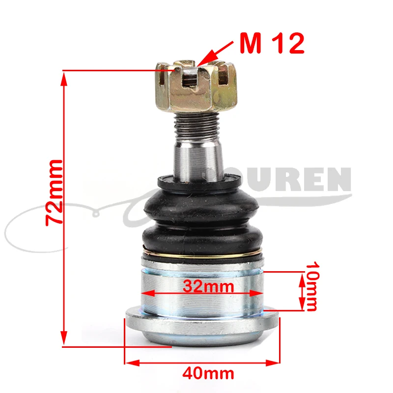 1 pasang M12X10 tongkat ikat s - Eyepin Ball End ulasan dan harga