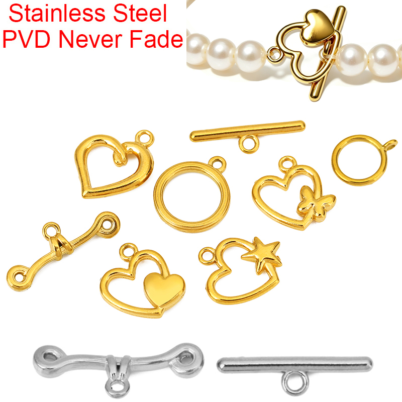 5 Set Kait Pengait Gelang Baja - Jewelry Making Brass ulasan dan harga