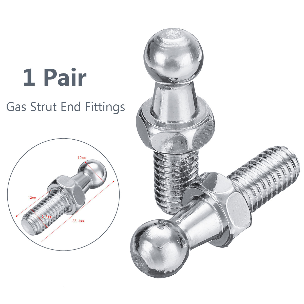 10mm M8 Bonnet Gas Strut End F - Eyepin Ball End ulasan dan harga