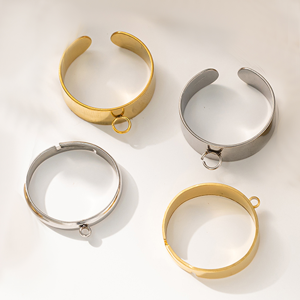 5 Buah/Lot Dasar Cincin Terbuk - Jewelry Making For Adults ulasan dan harga