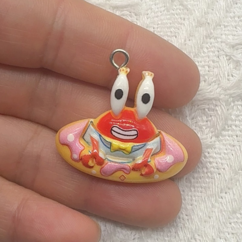 10 buah liontin resin kartun,  - Jewelry Making Party ulasan dan harga