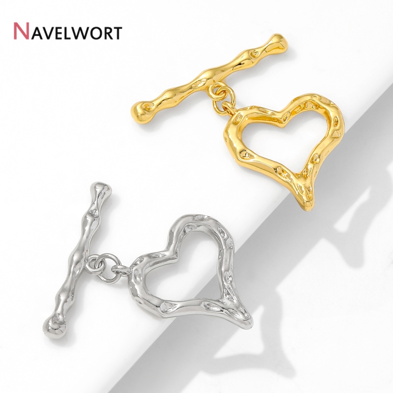 Kait Penghubung Bentuk Hati Be - Jewelry Making Brass ulasan dan harga