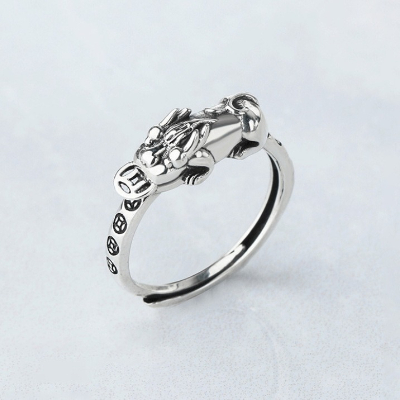 Cincin Pixiu Perak Vintage Bar - Jewelry Making Classes ulasan dan harga