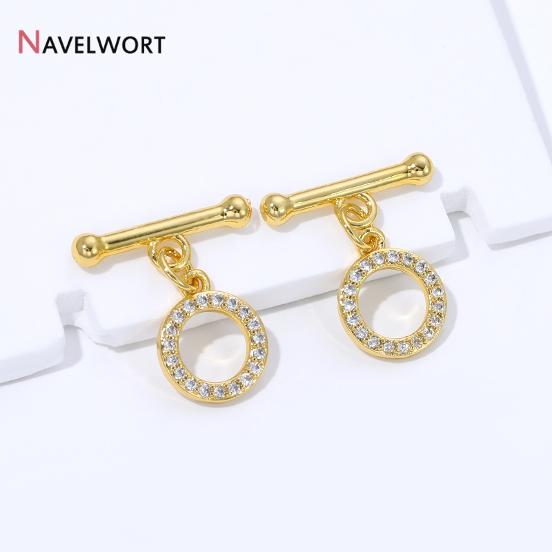 Konektor Kancing Emas 18K Lapi - Jewelry Making Brass ulasan dan harga