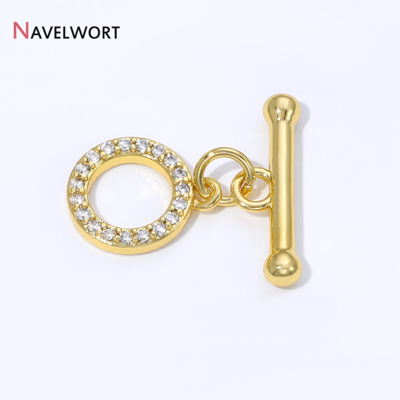 Konektor Kancing Emas 18K Lapi - Jewelry Making Brass ulasan dan harga