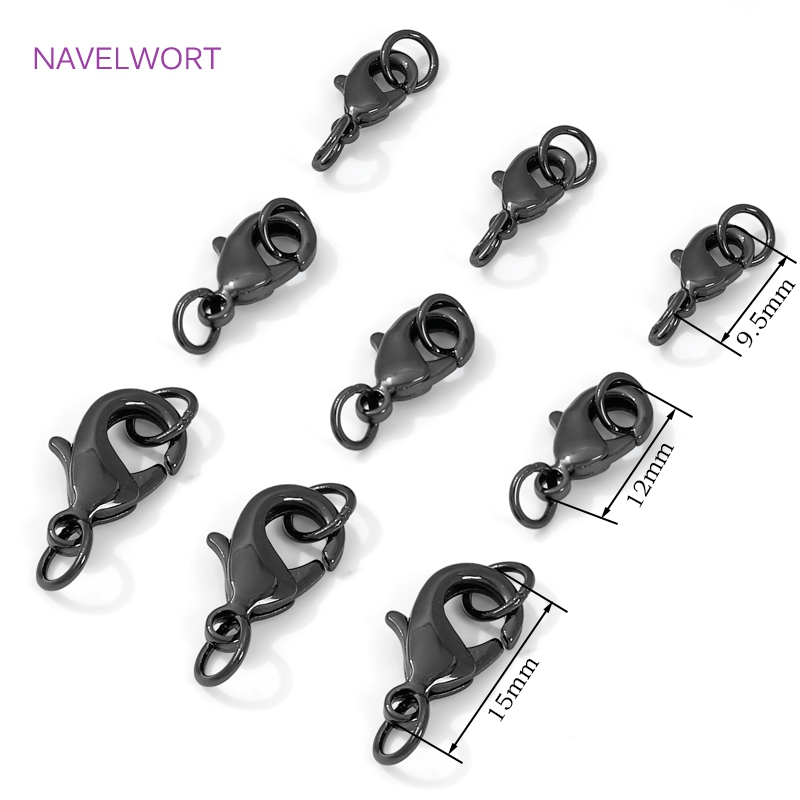 Warna Hitam Kuningan Lobster G - Jewelry Making Brass ulasan dan harga