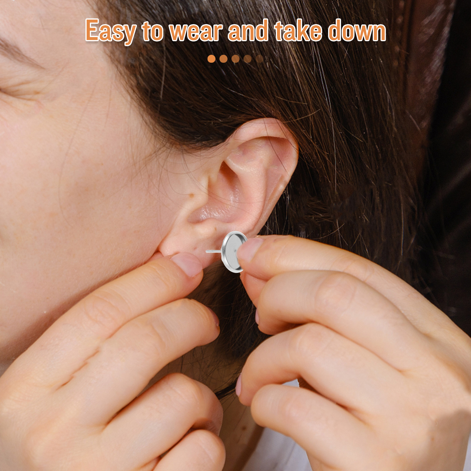 20Pcs Alas Anting Logam Kosong - Jewelry Making Gemstones ulasan dan harga